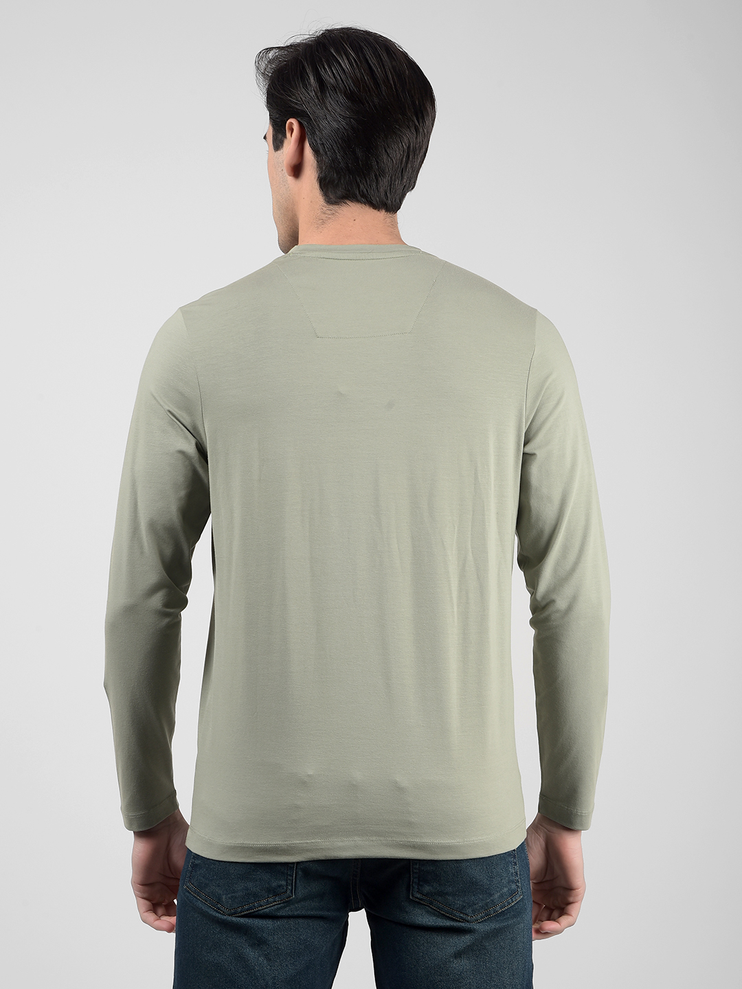 Numero Uno Men Solid Green T-Shirt